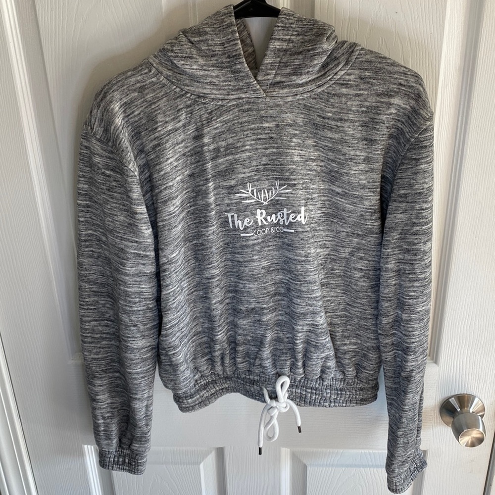 Rusted Coop Crop Hoodie